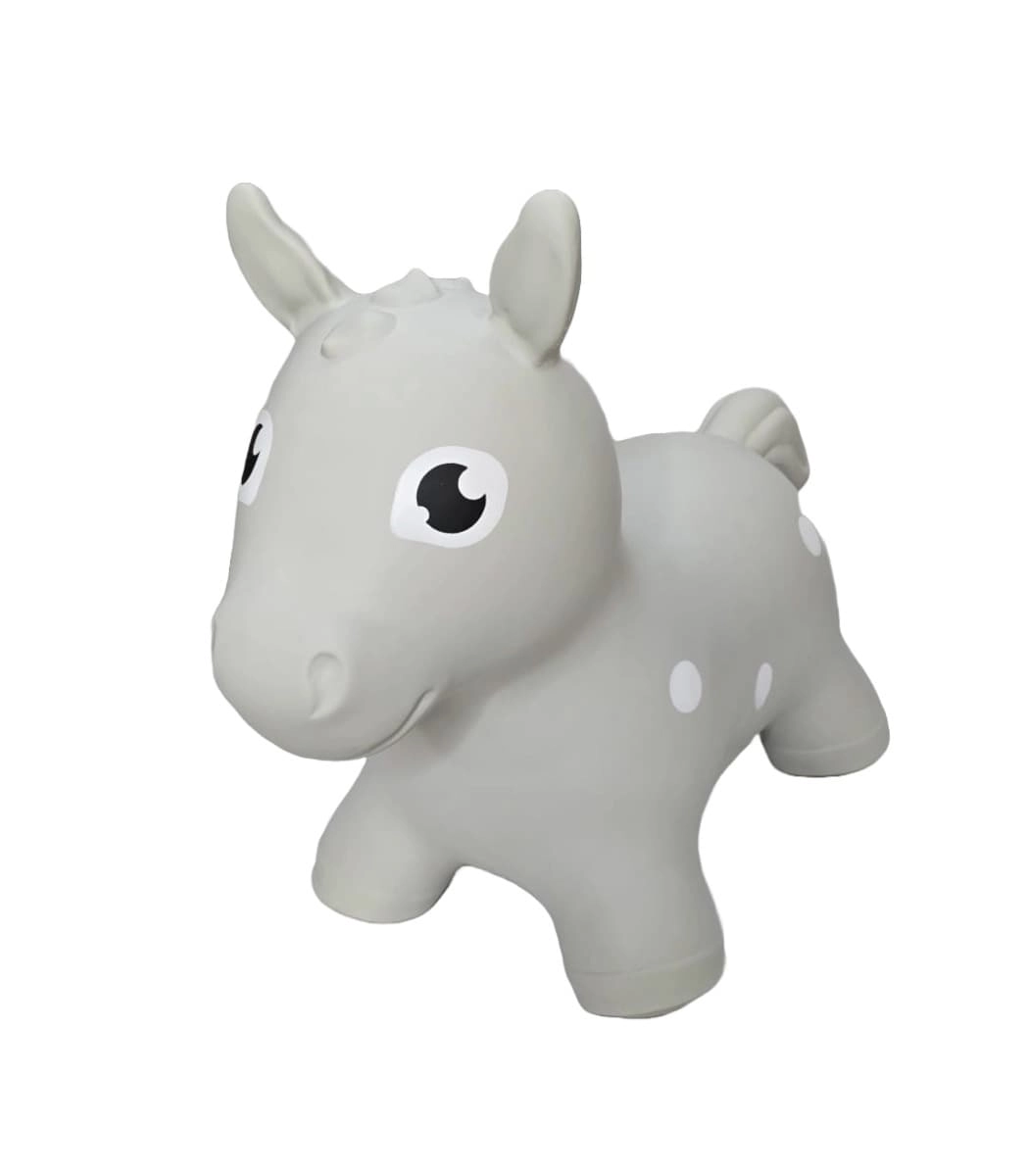 Gerardos Toys lēkāšanas rotaļlieta  zirgs  pelēks