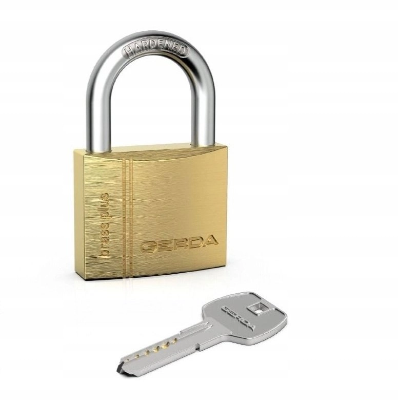 Gerda BRASS PADLOCK KMKN S50 SYMMETRICAL