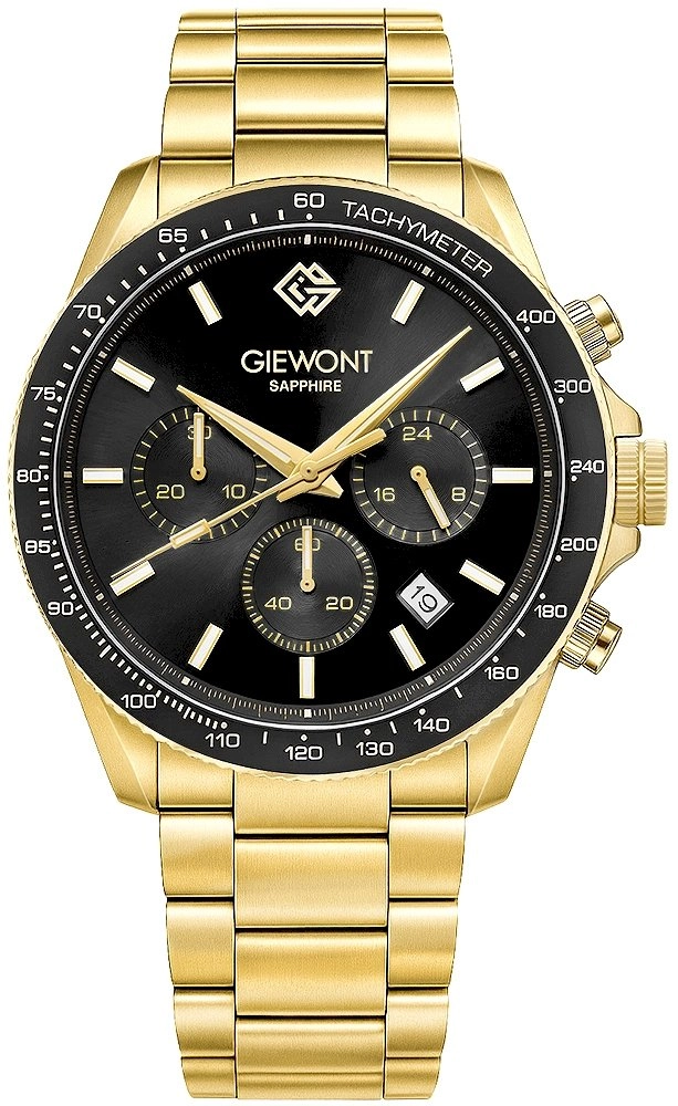 Giewont Watch Men`s Watch Chronograph Sapphire