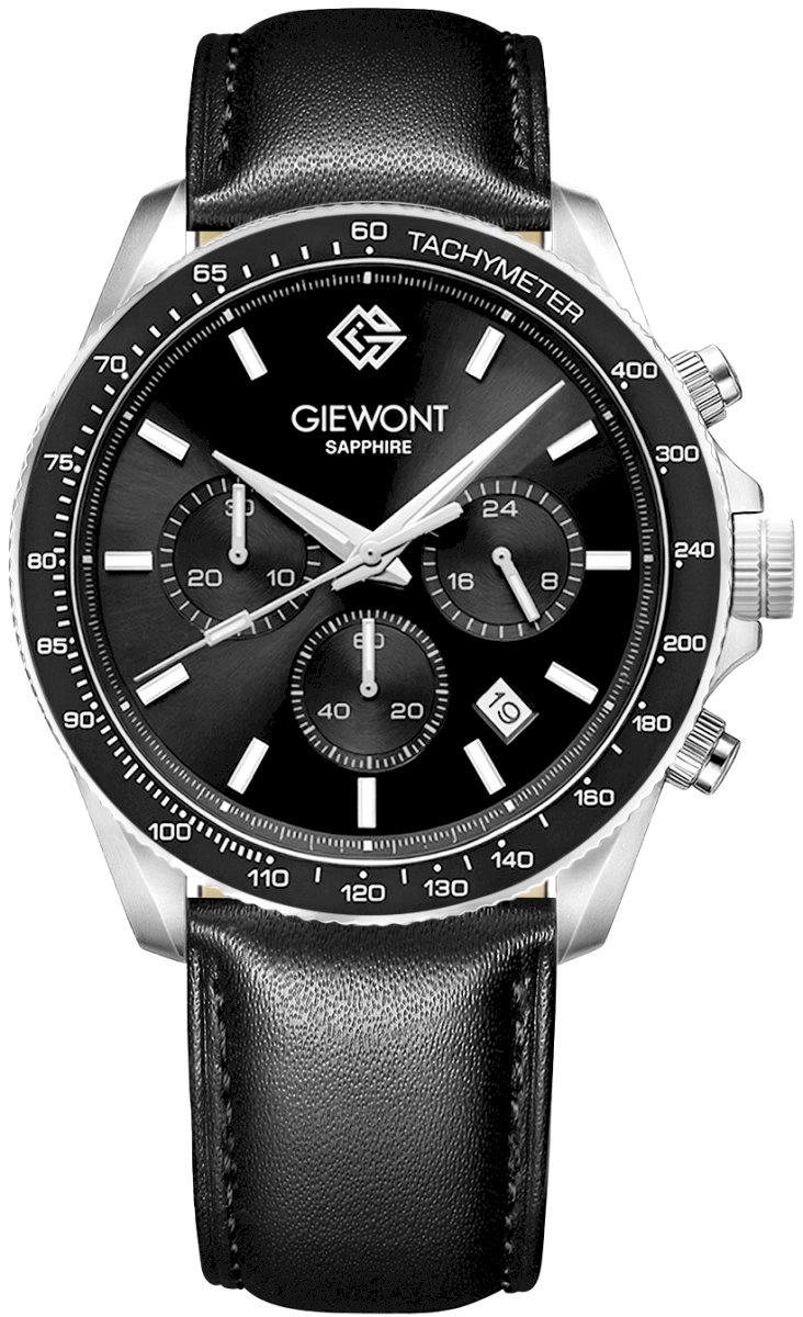 Giewont Watch Men`s Watch Chronograph Sapphire