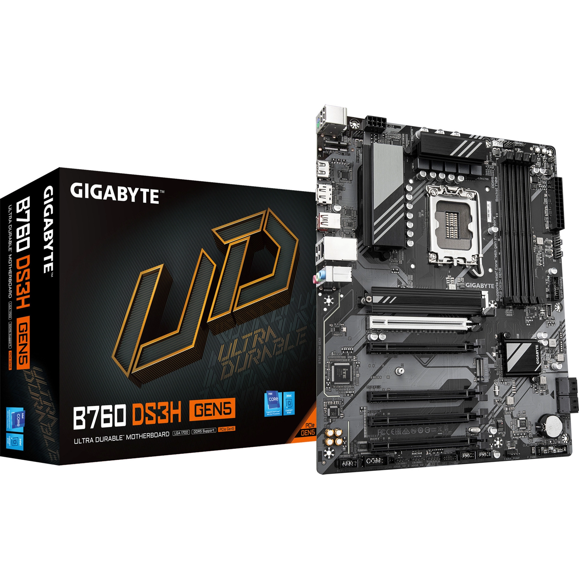 Pagrindinė plokštė GIGABYTE B760 DS3H GEN5