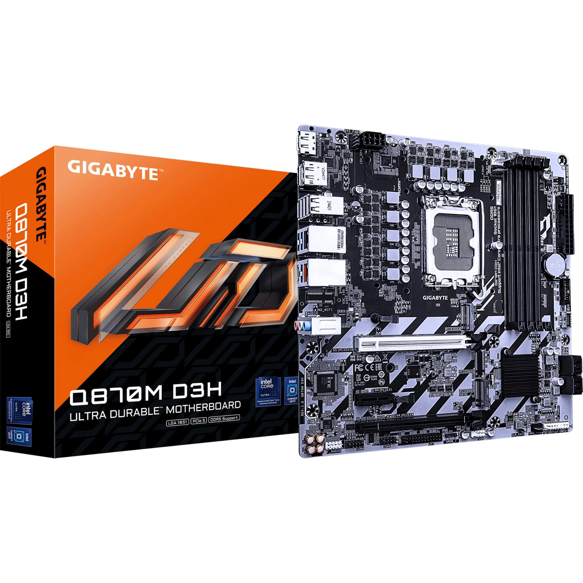 GIGABYTE Q870M D3H motherboard 100666382 Q870M