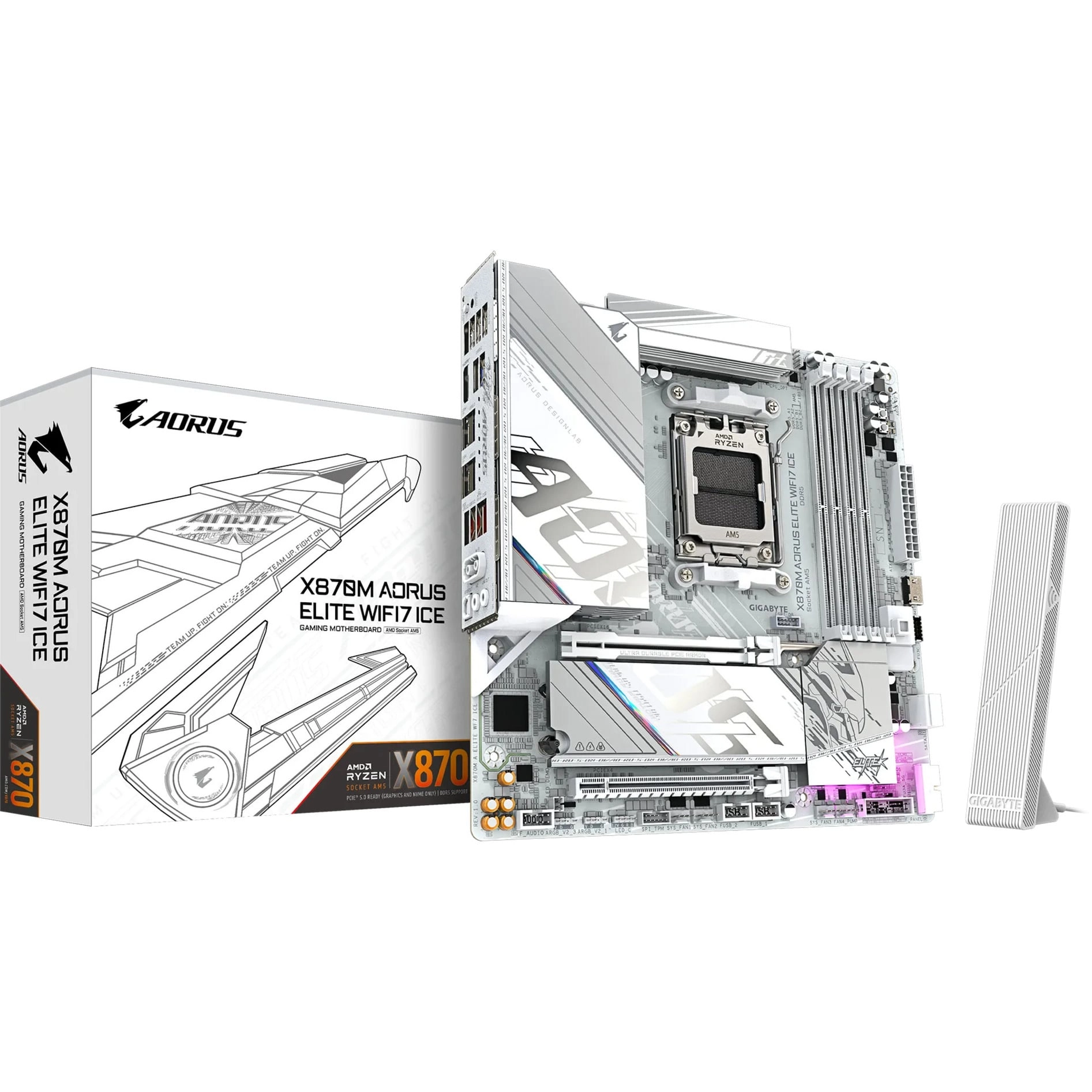 GIGABYTE X870M AORUS ELITE WIFI7 ICE