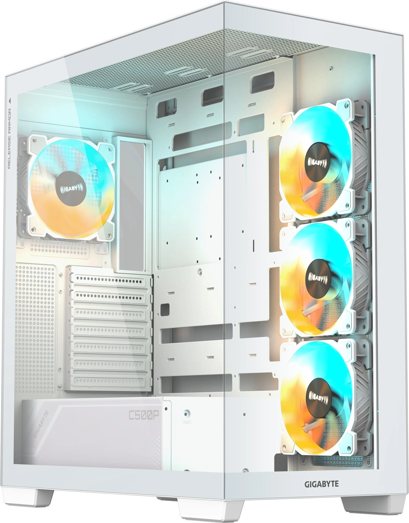 GIGABYTE C500 Panoramic Stealth Ice  Tower