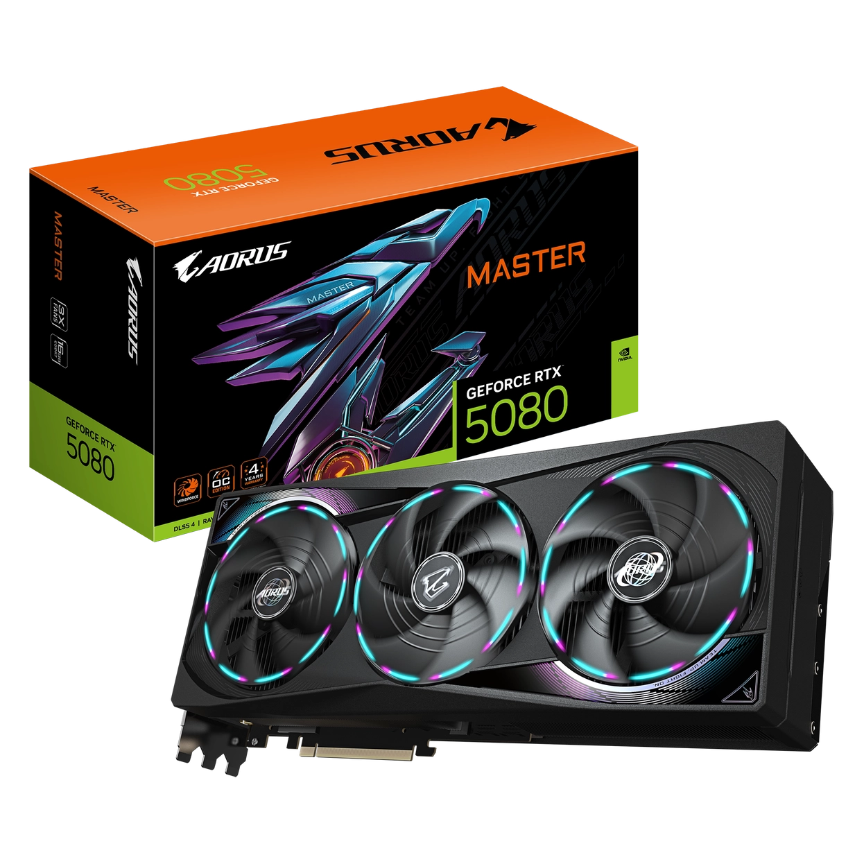 GIGABYTE AORUS GeForce RTX 5080 MASTER