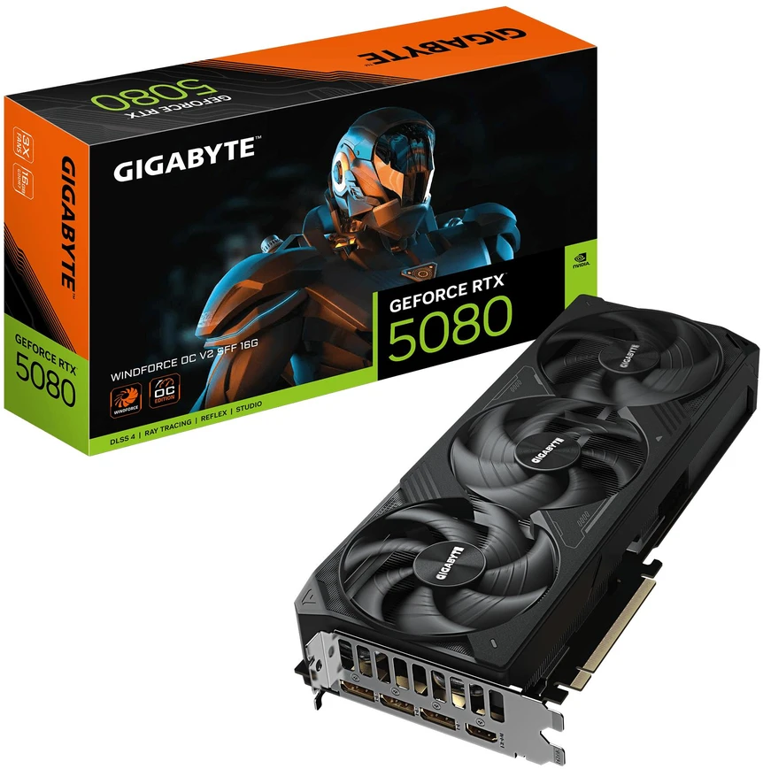 GIGABYTE GeForce RTX 5080 WINDFORCE OC