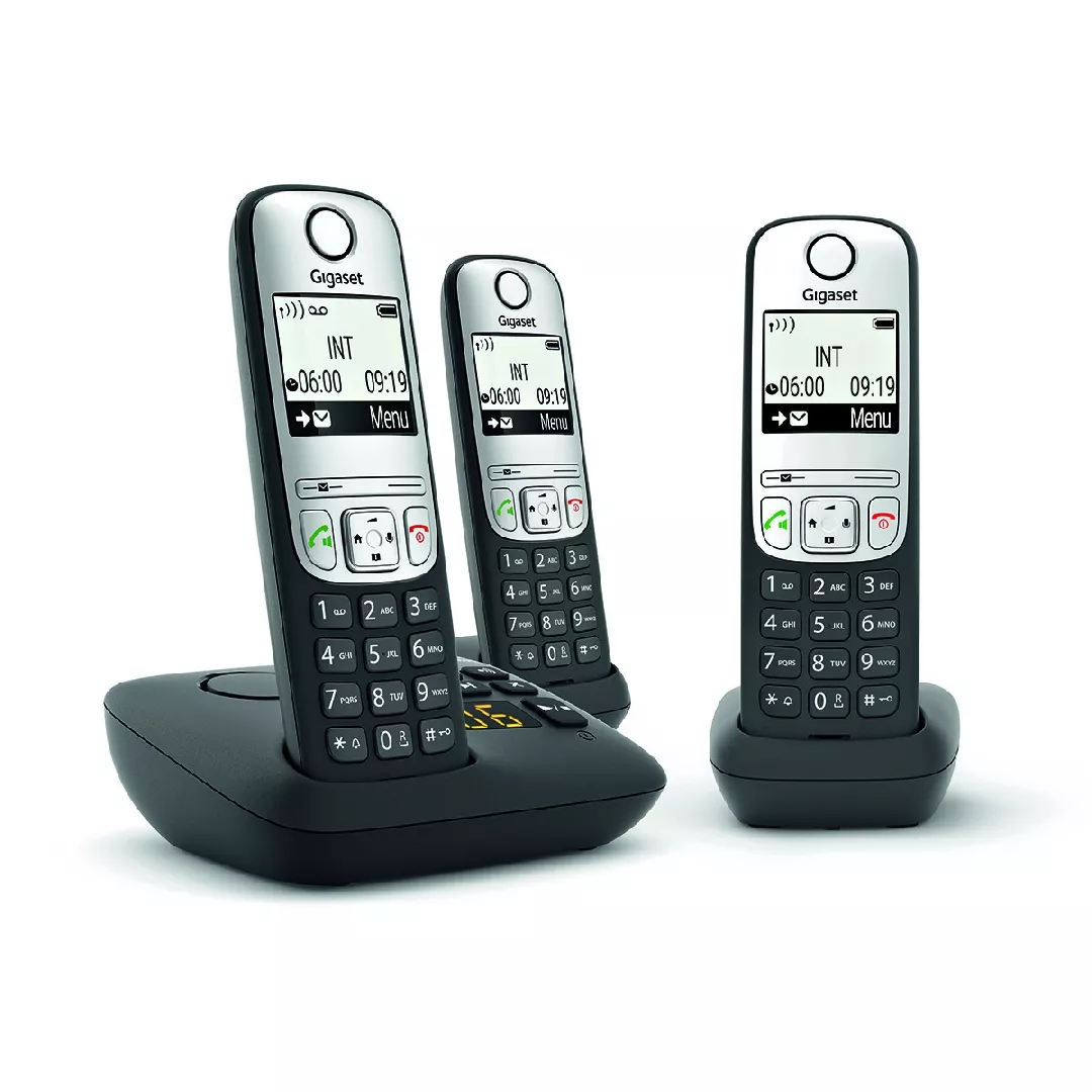 Gigaset A690A Trio Analog/DECT telephone Caller