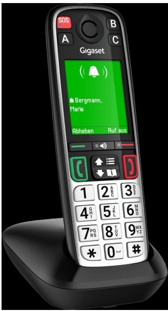 Gigaset EASY 500HX senior telephone black
