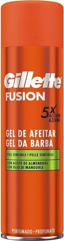 Gillette Fusion shaving gel for sensitive