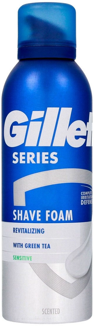 GILLETTE_Series Revitalizing shaving foam with green