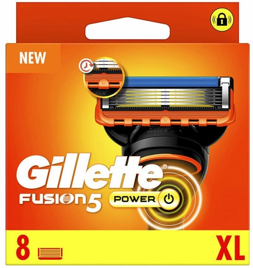 Gilette Fusion Power Blades 8 pieces