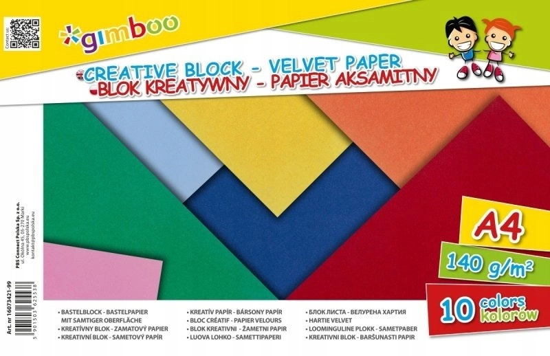 Gimboo GIMBOO creative block  A4  140gsm