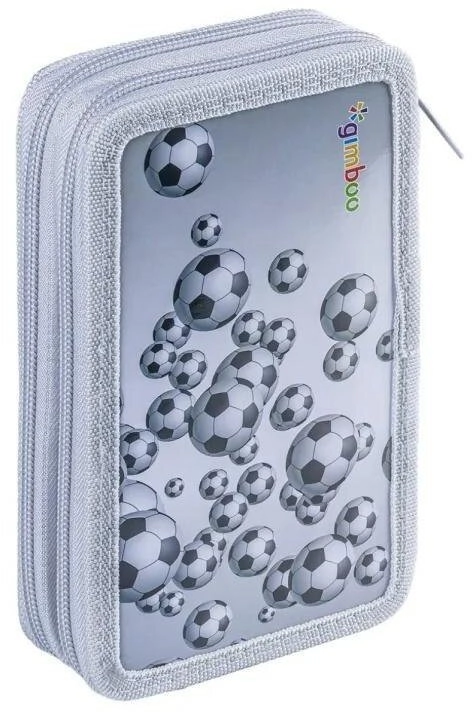 Pencil case with accessories. 2-chamber Jumbo