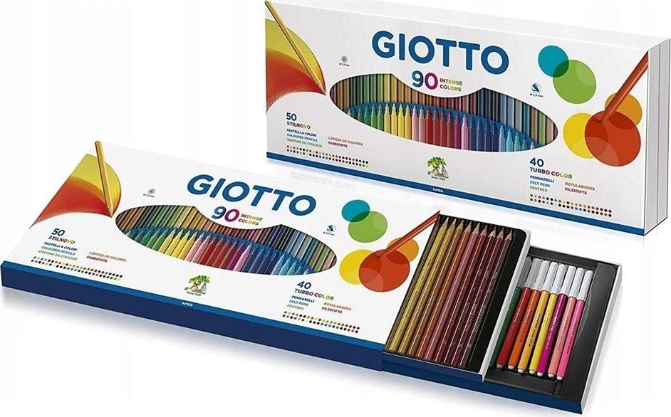 Giotto Set of Stilnovo crayons and