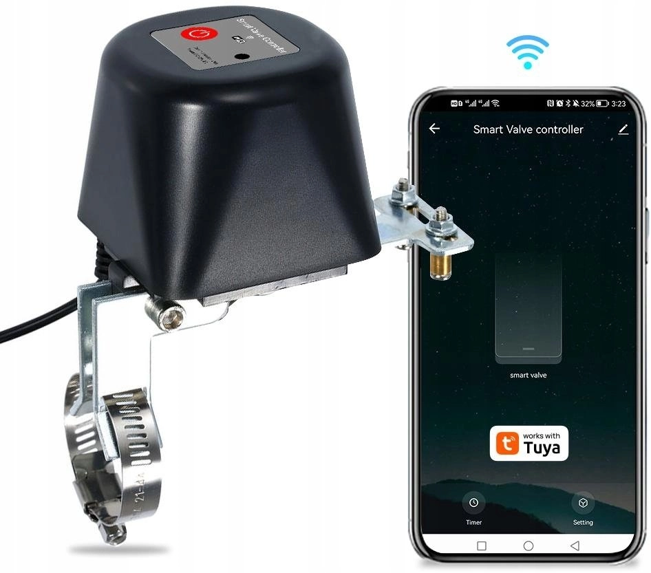 Gise GISE Smart Wi-Fi Water/Gas Valve
