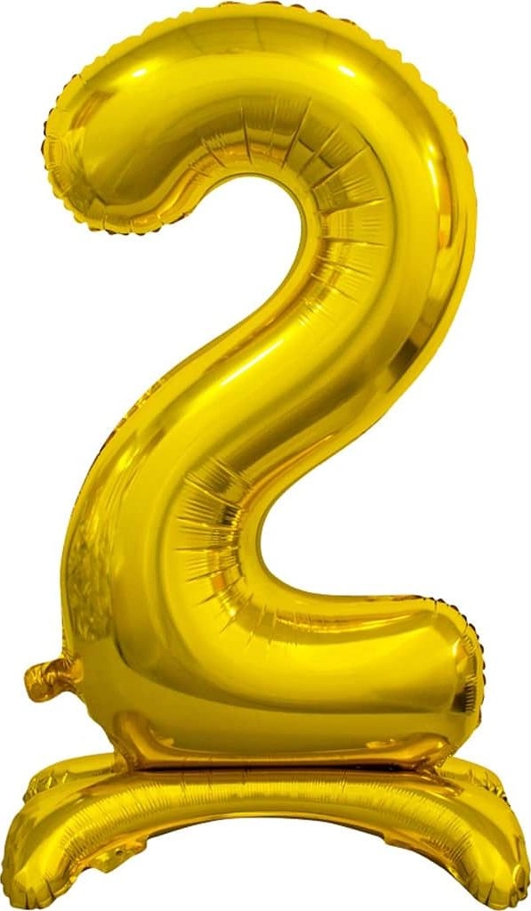 GoDan Foil balloon number 2 gold
