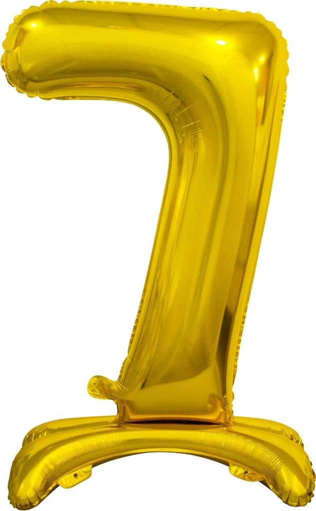 GoDan Foil balloon number 7 gold