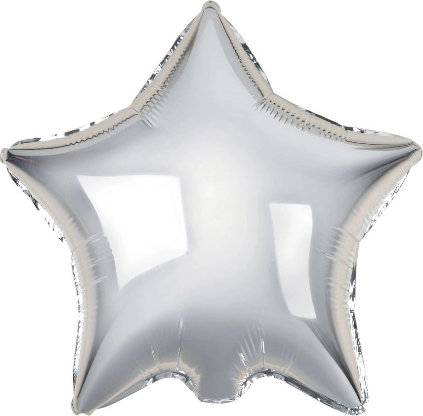 GoDan Balon foliowy GWIAZDA srebrna 18