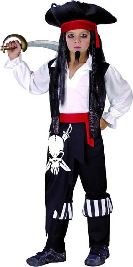 Pirate Captain costume size 120/130cm 5901238657750