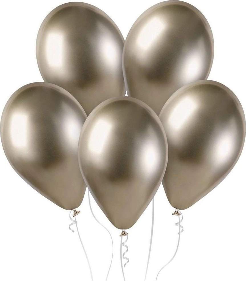 GoDan Shiny champagne balloons 13 cm