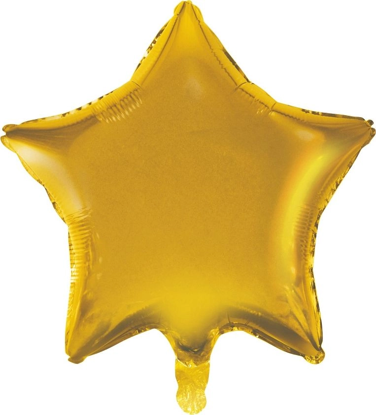 GoDan Balon foliowy GWIAZDA złota matowa