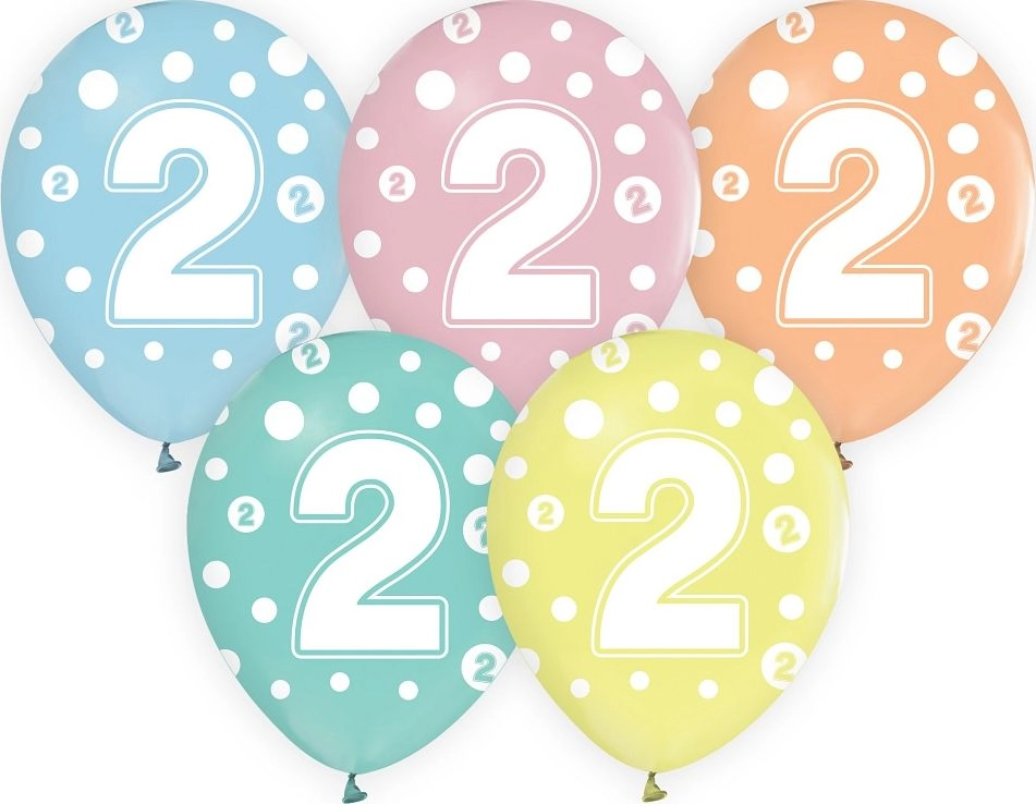 GoDan Balloons with digits: 2  12&quot