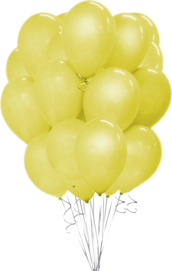 GoDan Balony pastelowe Żółte  BC  30