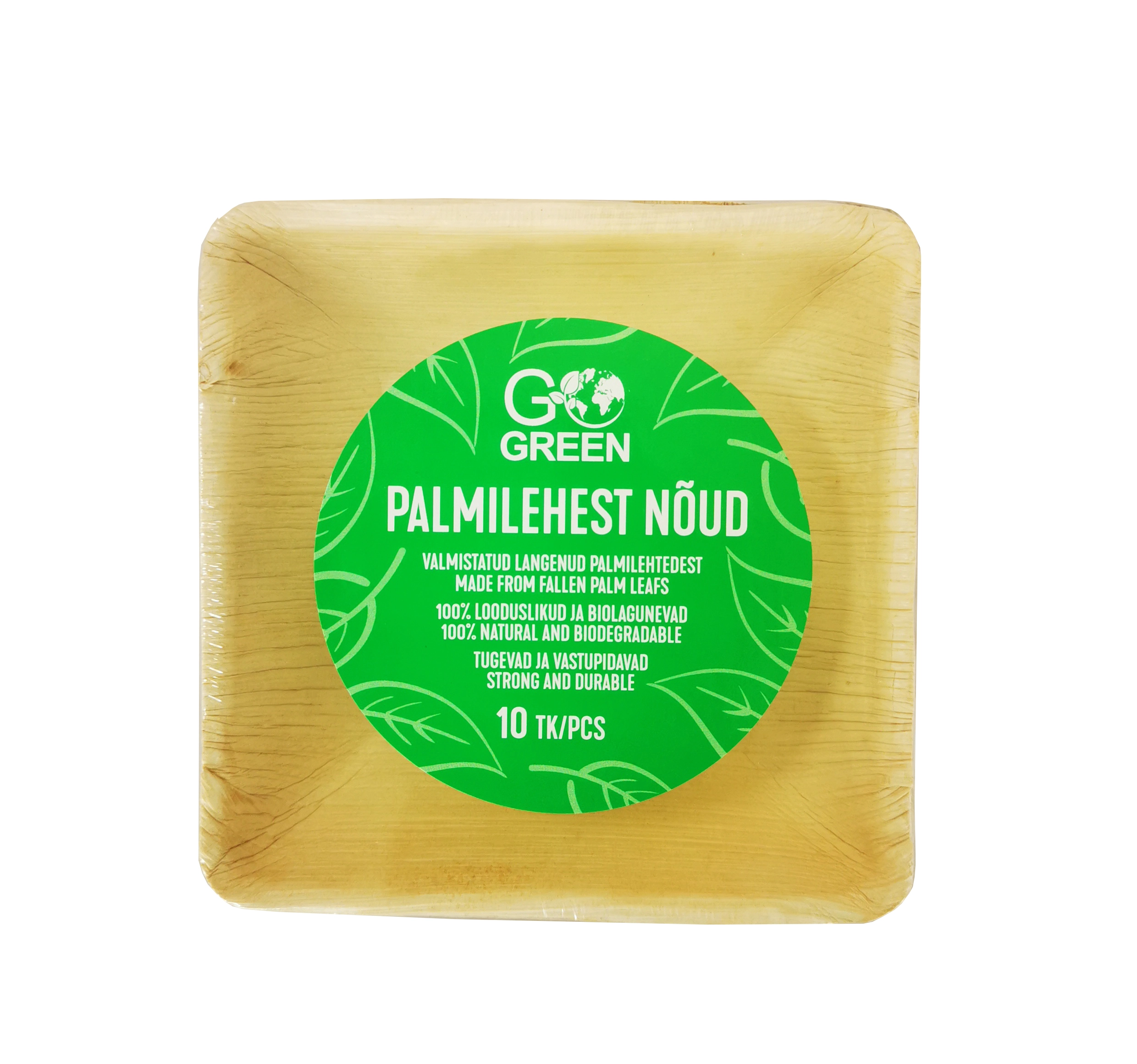 Palmu lapu bļodiņas Go Green 13x13cm