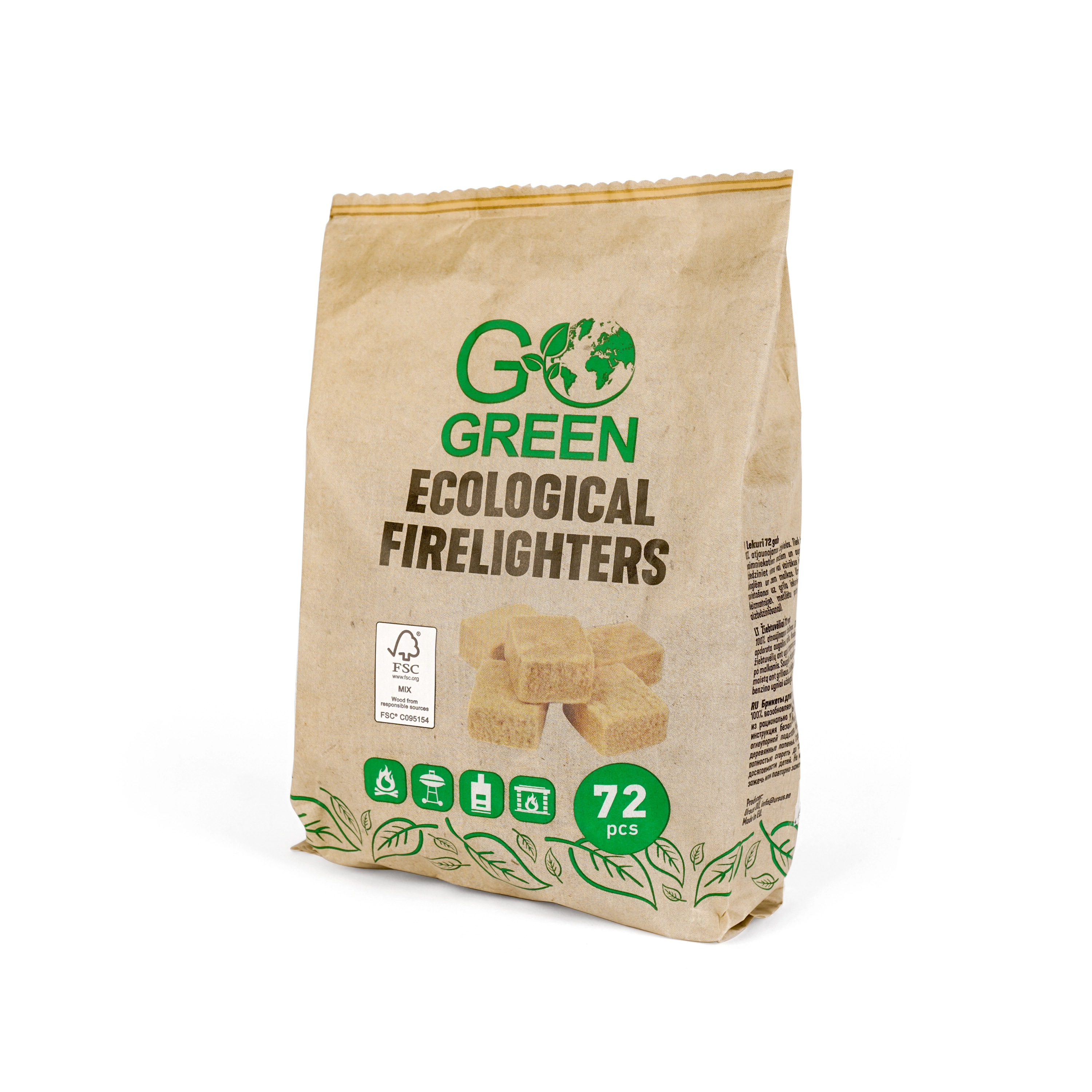 Ecological ignition cubes 72 pcs. 4743115011177
