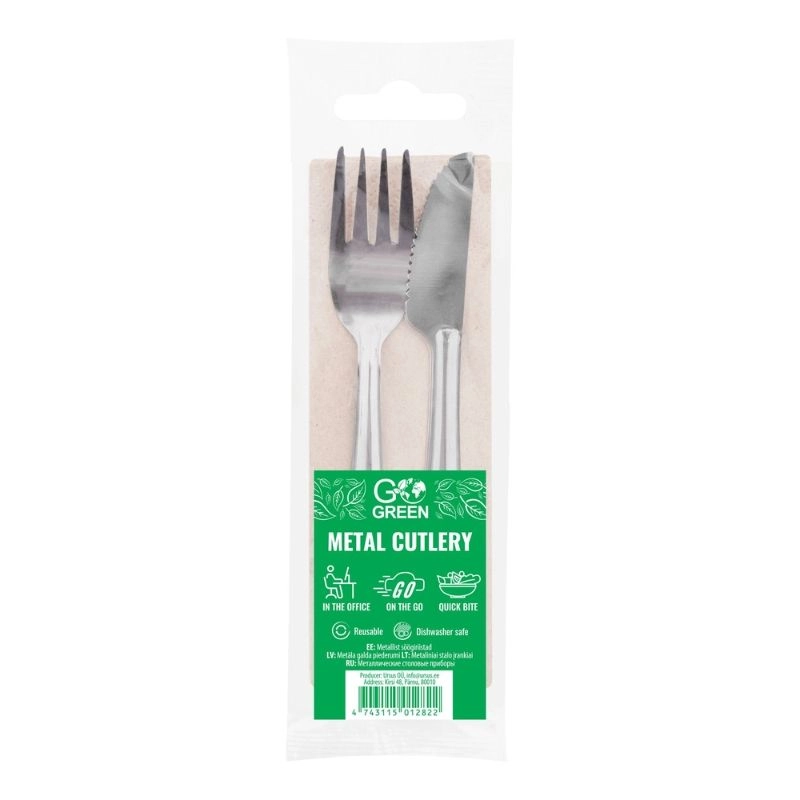 Tefal Go Green* metal cutlery set