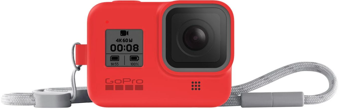 GOPRO SLEEVE + LANYARD (HERO8 Juodas)