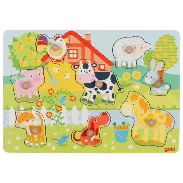 Goki 57392 Contour puzzle 8 pc(s)