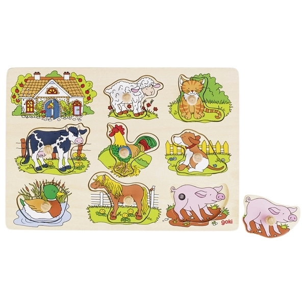 Goki 57895 puzzle Shape puzzle 8