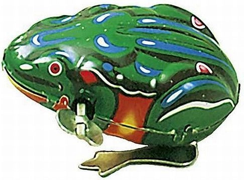 GOKI Wind-up jumping toad ( 4013594200028