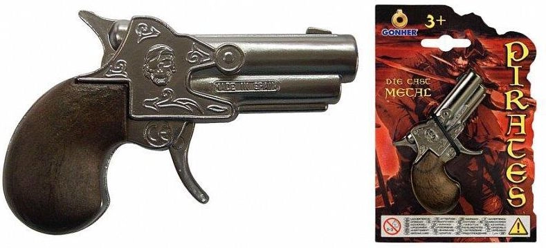 Gonher Small Pirate Metal Pistol -