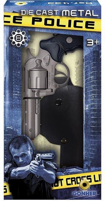 Gonher Metal police revolver with holster