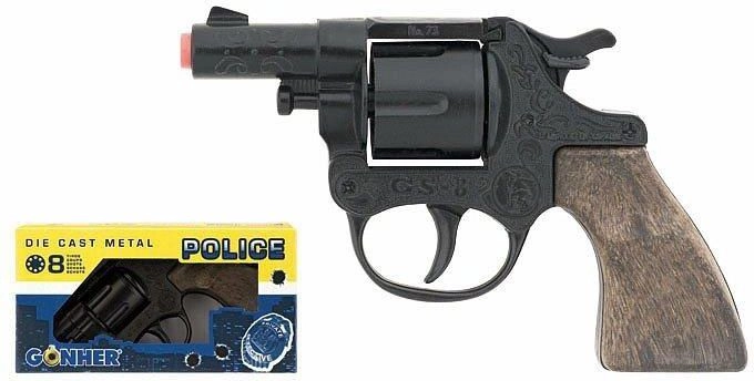 Small Metal Police Revolver 8 Naboi