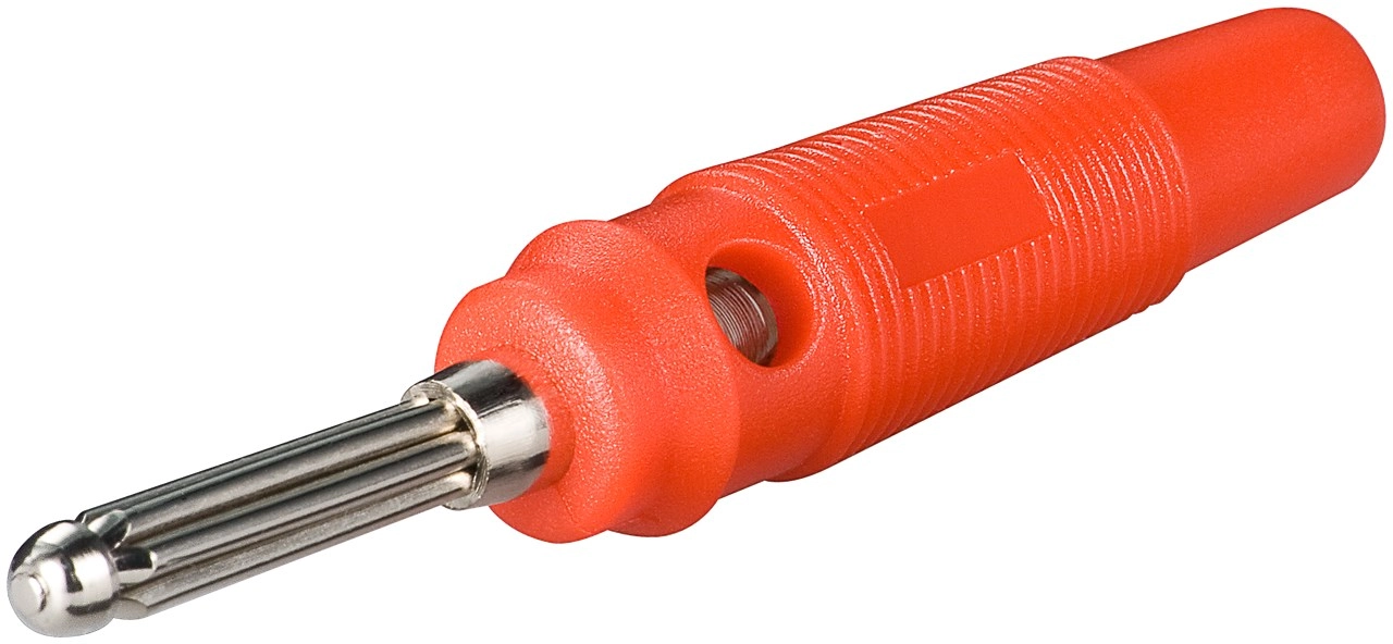 Goobay Soft Rubber Stacking Banana Plug