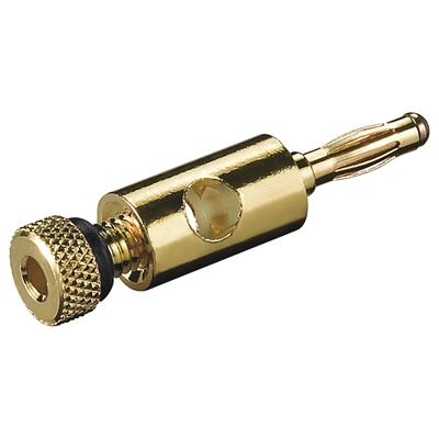 Goobay Banana Plug with Screw Connection