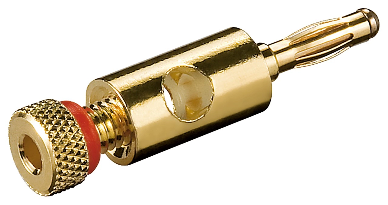 Goobay Banana Plug with Screw Connection