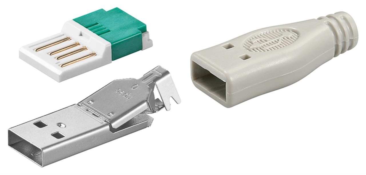 Goobay USB A Plug  10 pcs