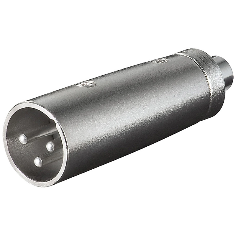 Goobay 27458 XLR RCA Black 27458