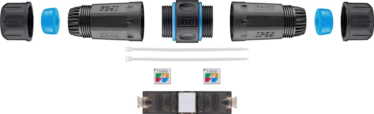 Goobay 44416 wire connector Black 44416