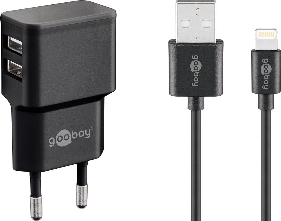 Goobay Dual Apple Lightning Charger Set
