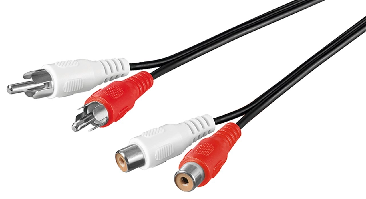 Goobay Stereo Extension Cable 2x RCA