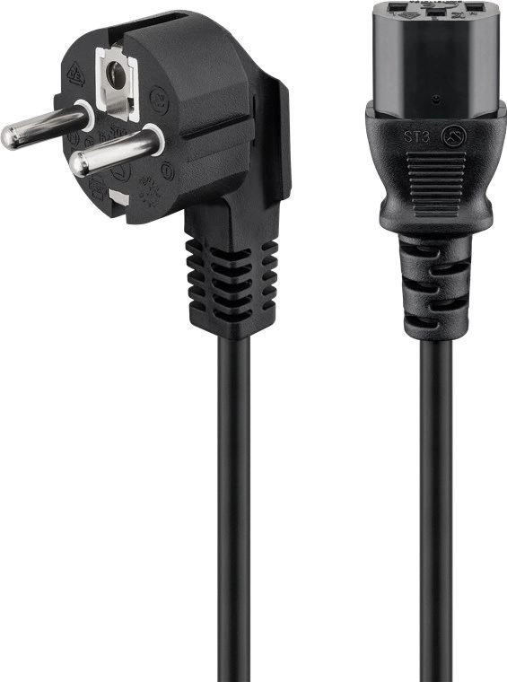 Goobay 50078 power cable Black 2