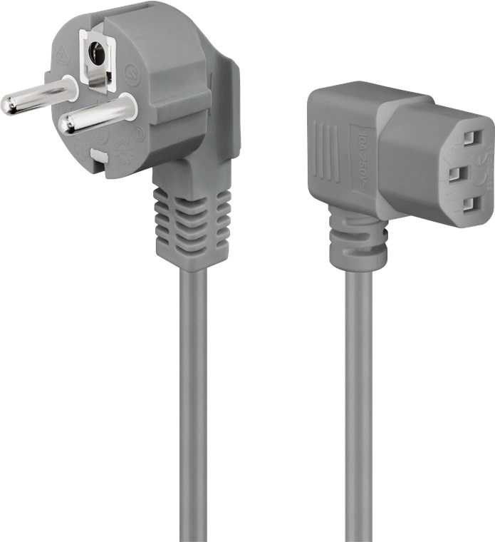 Goobay 50079 power cable Grey 2