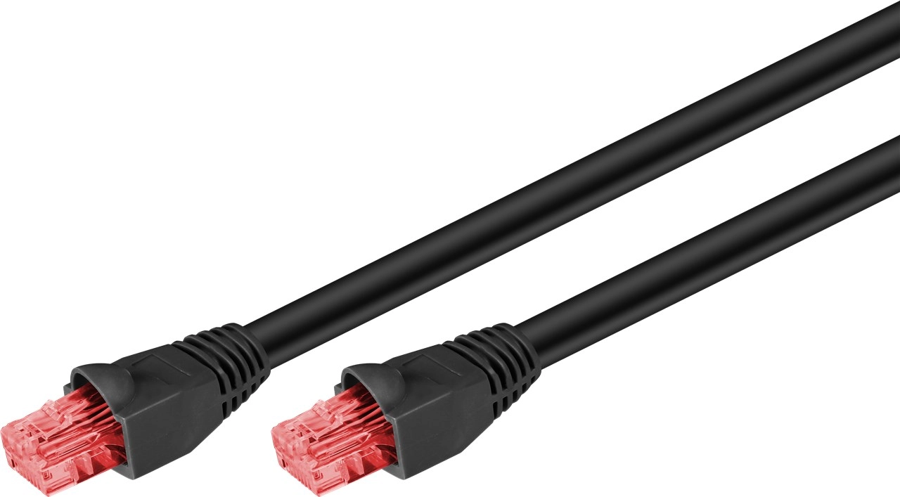 Goobay 55432 networking cable Black 10