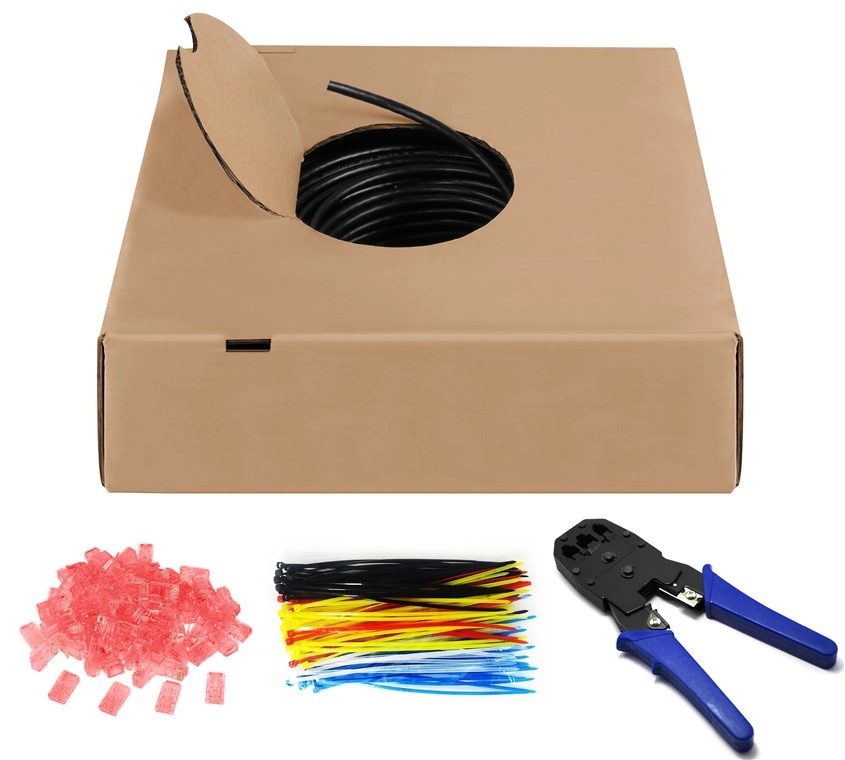 Goobay 55441 networking cable Black 305