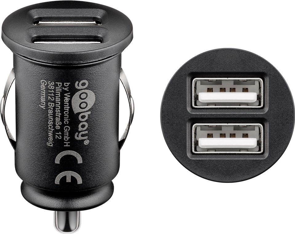 Goobay Dual-USB Car Charger 15.5